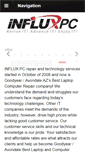 Mobile Screenshot of influxpc.com